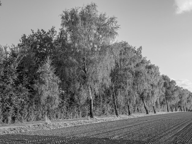 het dorp Weseke in Westfalen