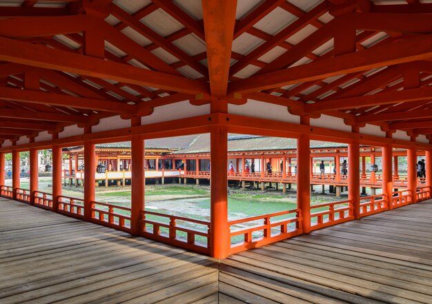 Het Drijvende Heiligdom op het Overzees, Itsukushima-Heiligdom in Miyajima, Japan