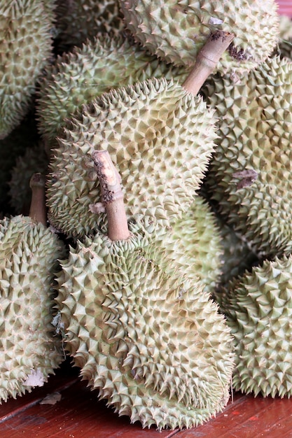 Het durian fruit.