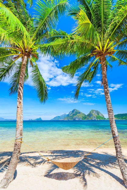 Foto het eiland el nido palawan in de filipijnen