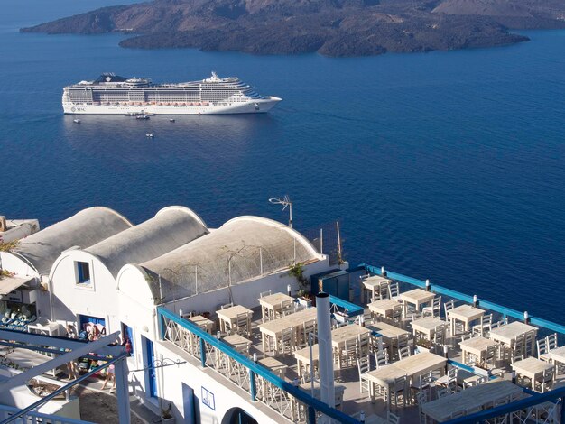 het eiland Santorini