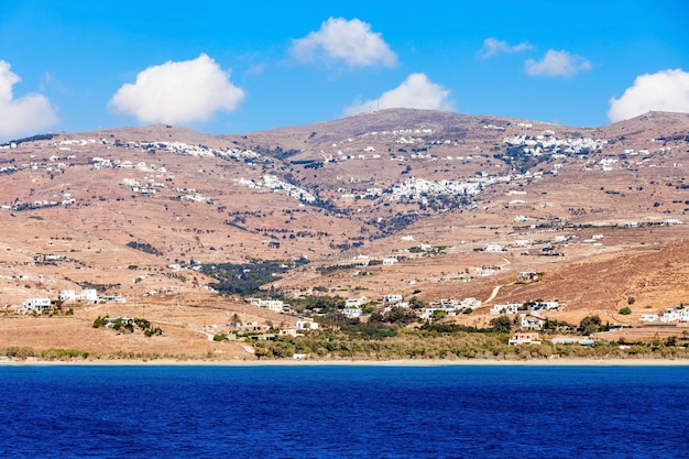 Het eiland Tinos in Griekenland