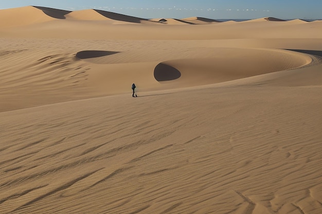 Het eindeloze zand van de duin