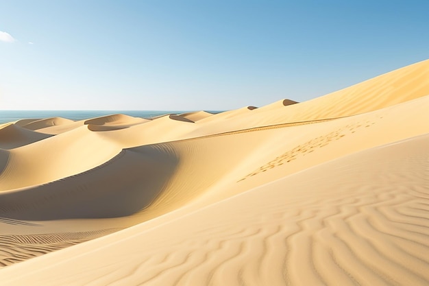 Het eindeloze zand van de duin