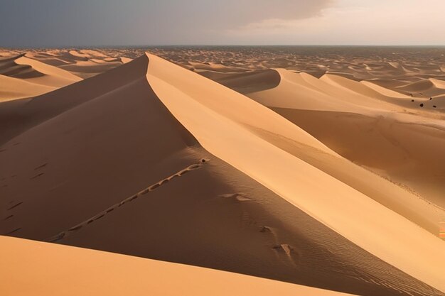 Het eindeloze zand van de duin