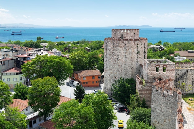 Het fort Yedikule in Istanboel Turkije