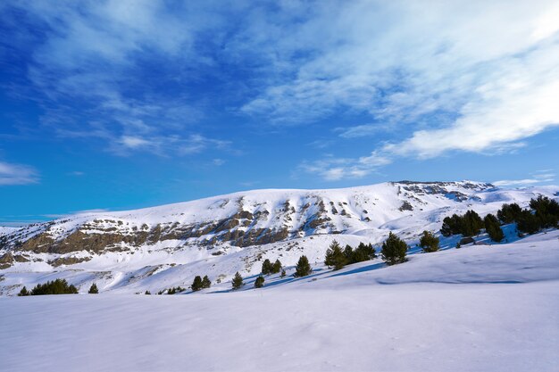 Het gebied van de Cerlerhemel in de Pyreneeën van Huesca Spanje