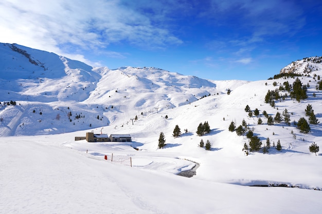 Het gebied van de Cerlerhemel in de Pyreneeën van Huesca Spanje