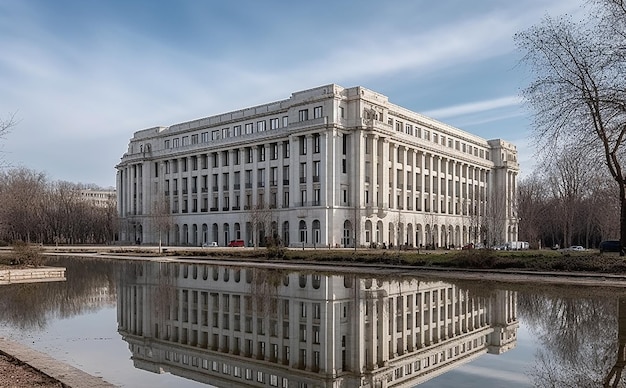 Foto het gebouw dat de nationale bank van amerika is