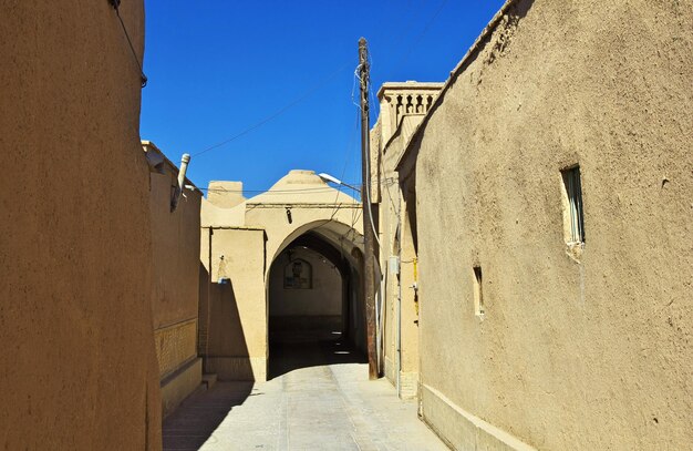 Het gebouw van de oude stad Yazd in Iran