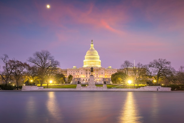 Het gebouw van het Capitool van de Verenigde Staten in Washington, DC
