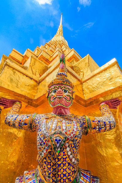 Het geweldige uitzicht op Wat Phra Kaeo