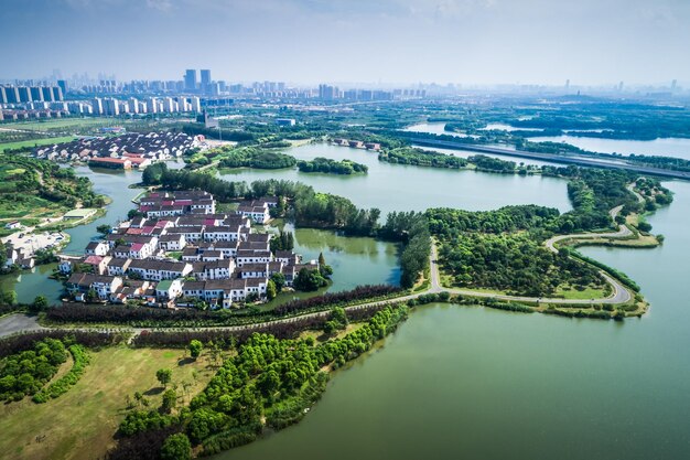 Het groene stadspark