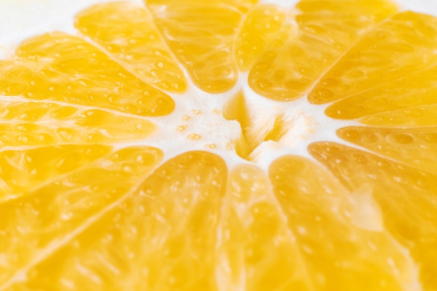 Het heldere sappige close-up van de citrusvruchtenpulp.