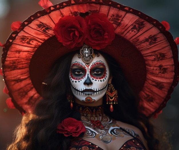 Het iconische beeld van La Calavera Catrina een symbool