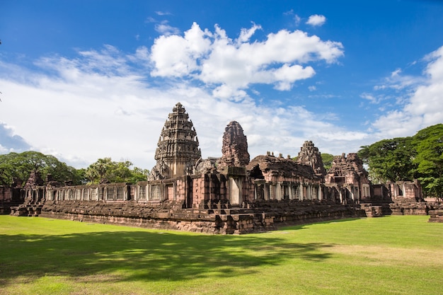 Het innerlijke heiligdom van Prasat Hin Phimai, het oude Khmer-tempelcomplex of monument