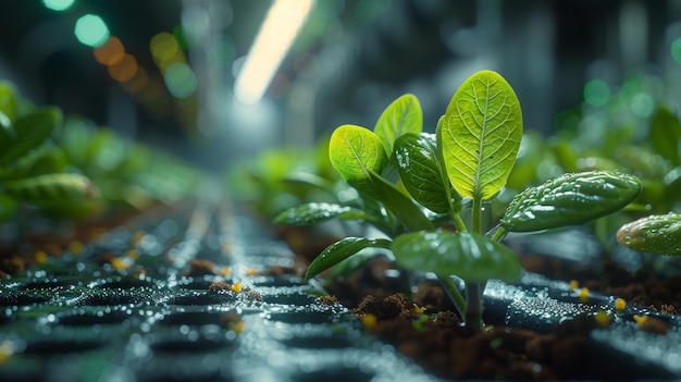 Het is mogelijk om zaailingen mechanisch te planten