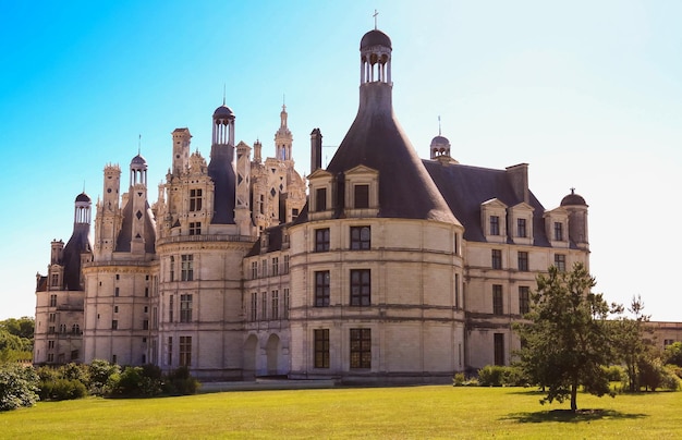 Het kasteel Chambord in de Loire-vallei Frankrijk Gebouwd in 15191547