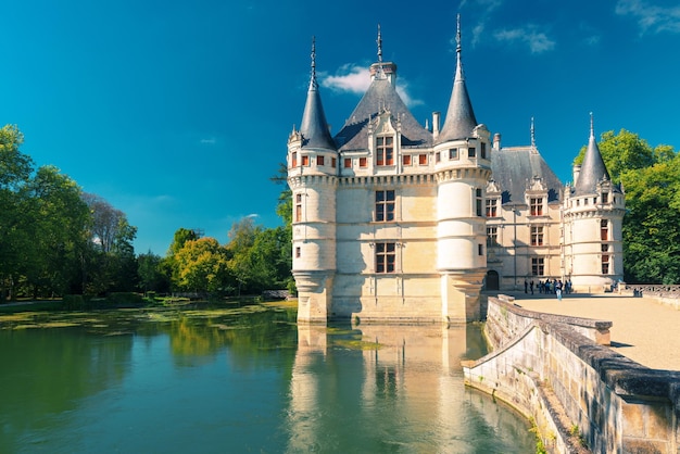 Het kasteel de Azayle Rideau Frankrijk