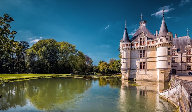 Het kasteel de Azayle Rideau Frankrijk