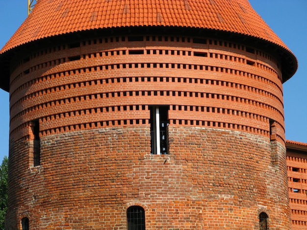 Het kasteel in de stad Kaunas, Litouwen