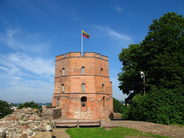 Het kasteel in de stad Vilnius, Litouwen