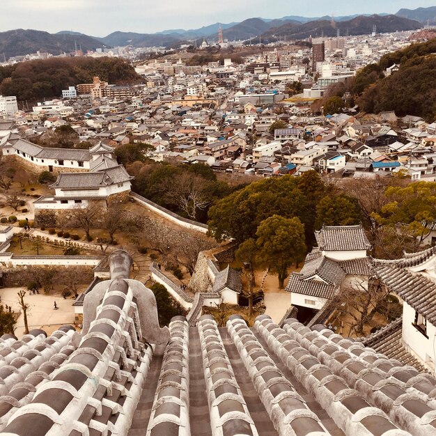 Foto het kasteel van himeji.