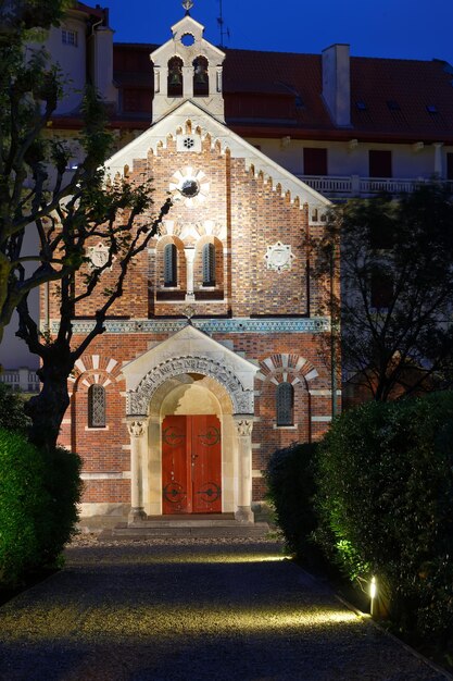 Het keizerlijke kapelgebouw in Biarritz, Frankrijk