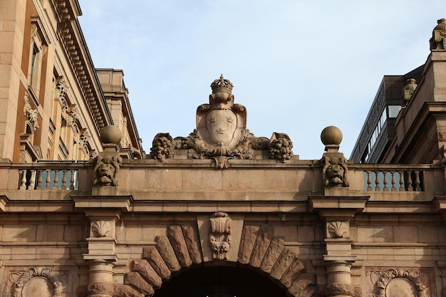 Het koninklijk paleis in Stockholm Zweden