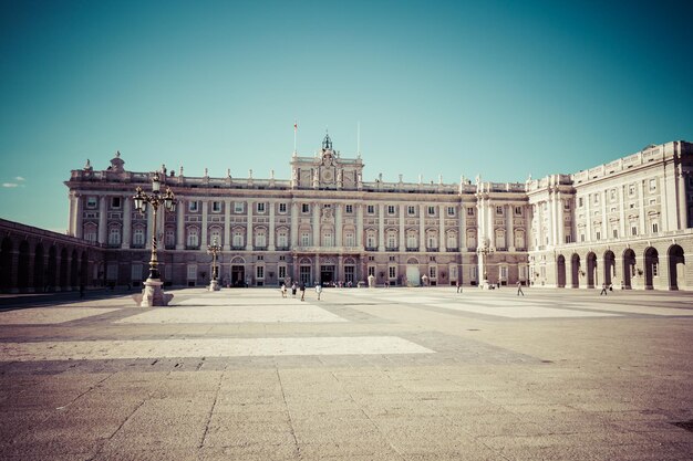 Het Koninklijk Paleis van Madrid Palacio Real de Madrid officiële residentie van de Spaanse koninklijke familie op