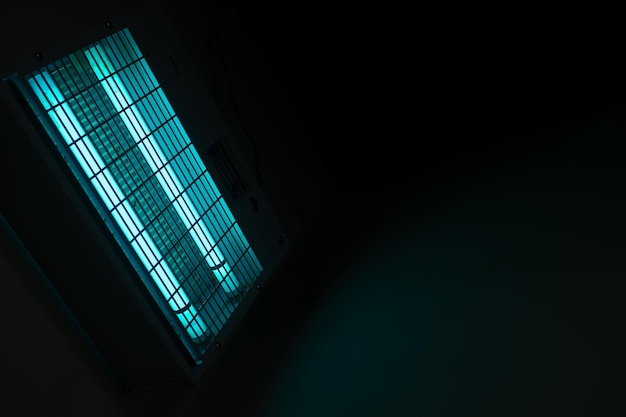 Het licht in gebouw 's nachts