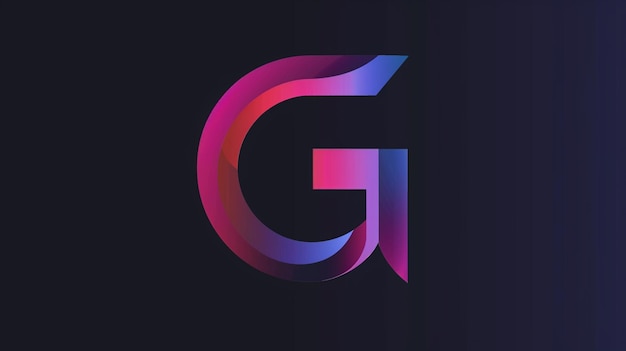 Foto het logo van de letter g