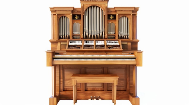 Foto het majestic pipe organ atop building