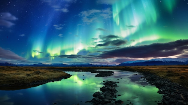 Het majestueuze noordlicht vastleggen in het betoverende grasland