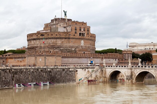 Het mausoleum van Hadrianus in Rome