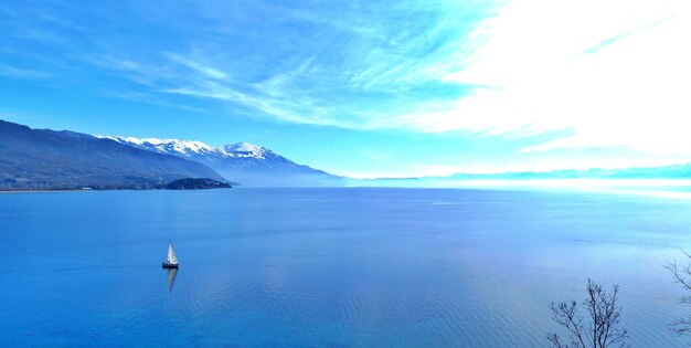 Het meer van Ohrid in Macedonië