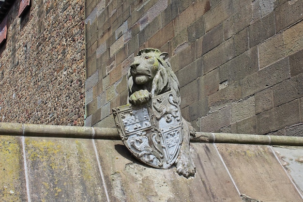 Het middeleeuwse kasteel van Cardiff in Wales, VK