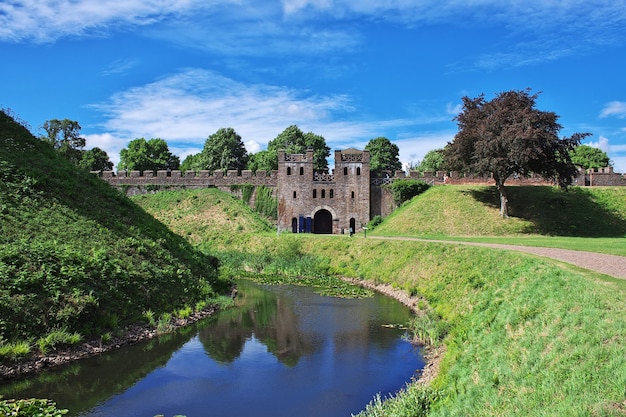 Het middeleeuwse kasteel van Cardiff in Wales, VK