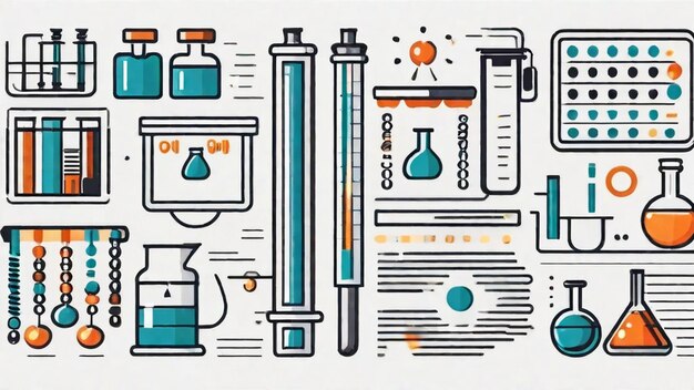 Foto het onderzoeken van complexe biochemische reacties