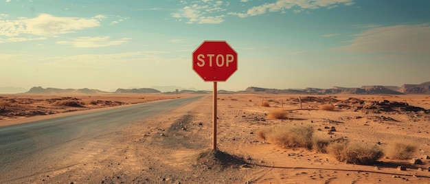 Het ontcijferen van het Arabische rode stopbord Het begrijpen van de AR