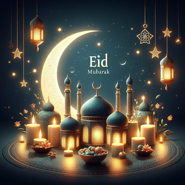 Het ontwerpen van feestelijke Eid-vermaak