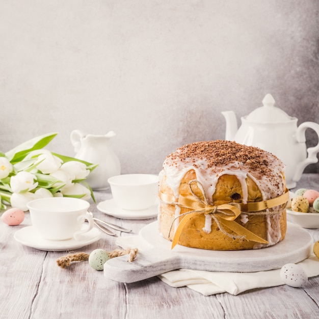 Het orthodoxe zoete brood van Pasen