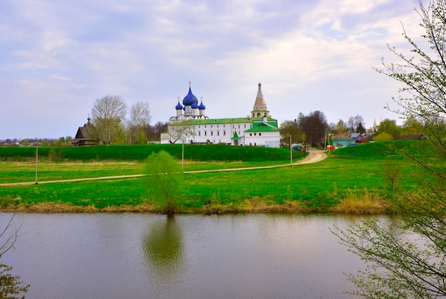 Het oude Kremlin aan de oever van de rivier