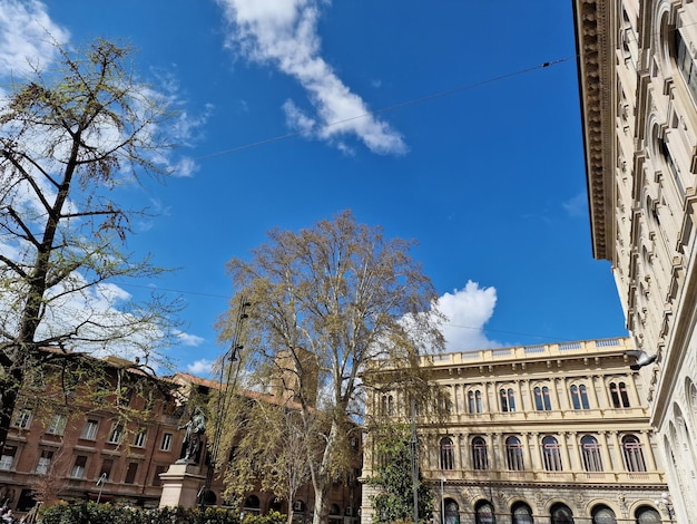 Het oude postkantoor van Bologna bulding Italië