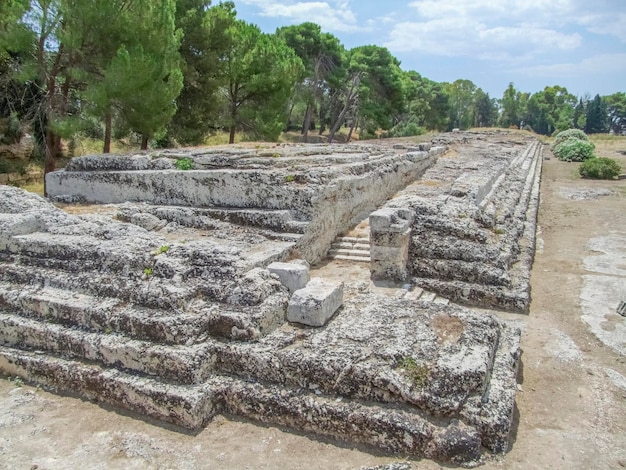 het oude Syracuse in Sicilië