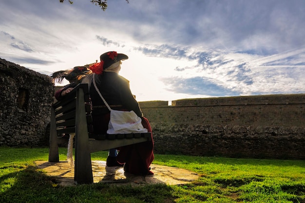 Het paar in kasteel Jaca