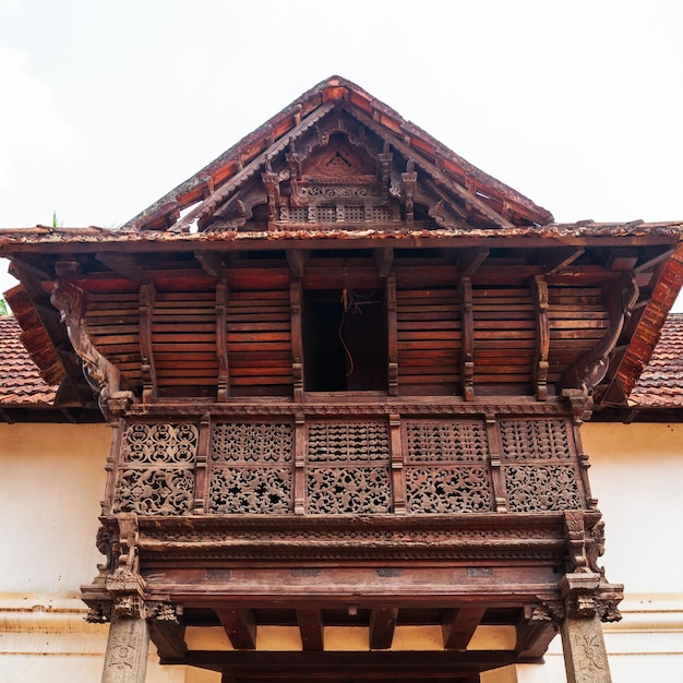 Het Padmanabhapuram-paleis in India