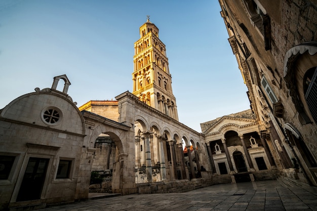 Het paleis van Diocletianus in Split, Kroatië.