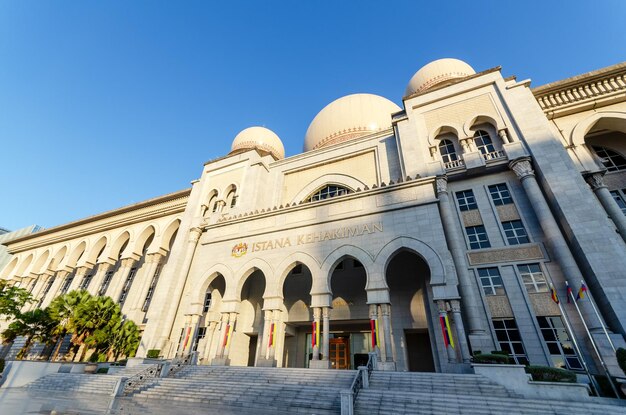 Het paleis van justitie Istana Kehakiman in Putrajaya