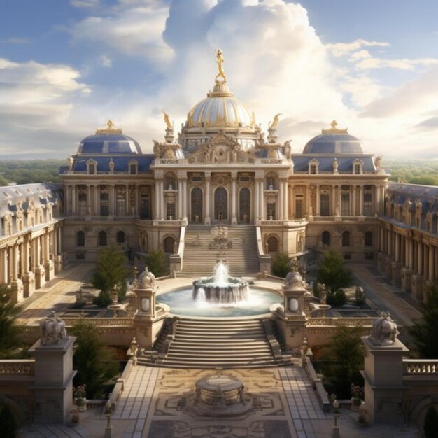 Foto het paleis van versailles